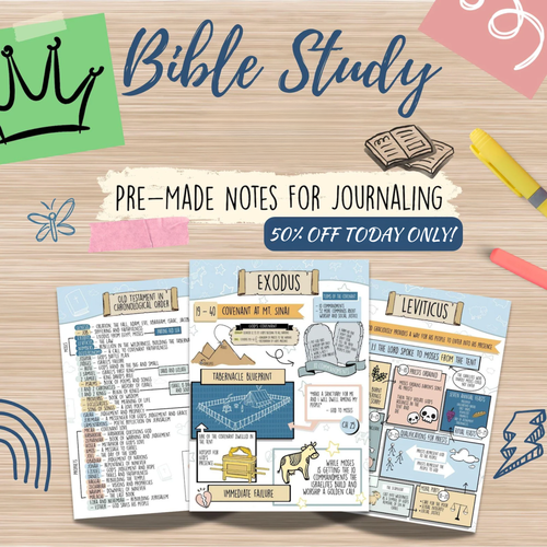 Pre-Made Bible Journaling Note Cards